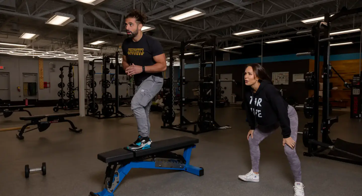Small group personal training session at Troy City Fitness